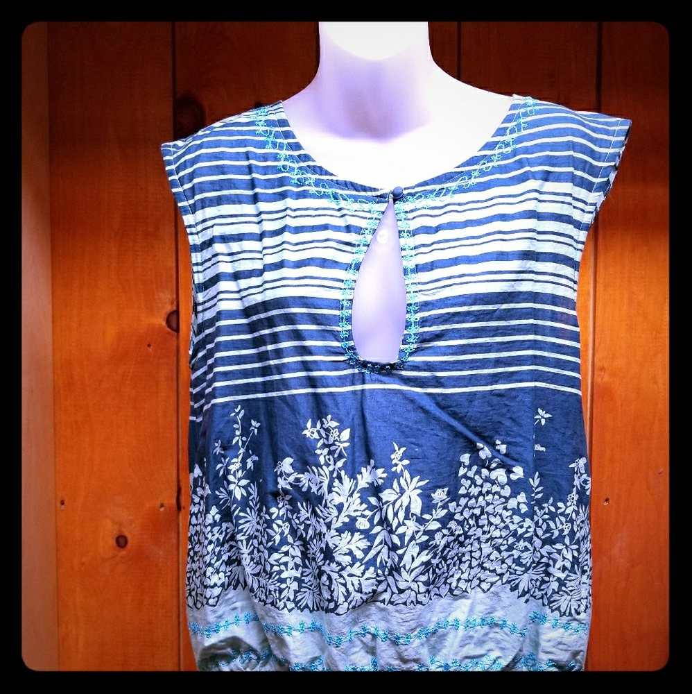 Free people cute short sleeve top